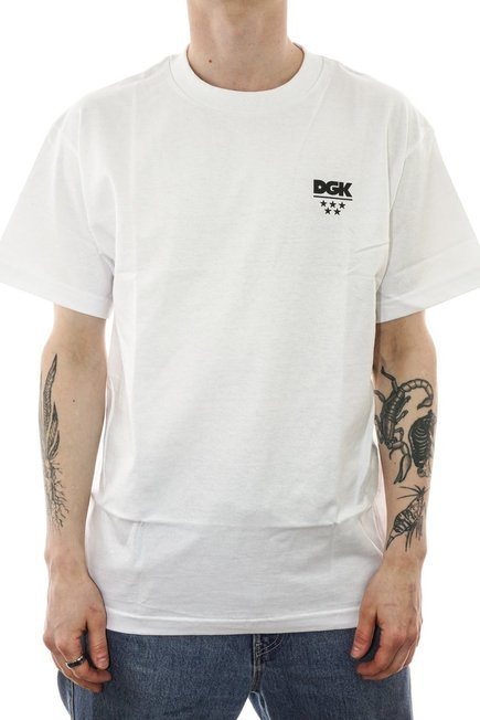 Koszulka DGK - All Star mini logo (white)