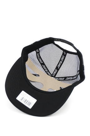 Snapback Santa Cruz - Classic Dot Mesh Cup black/black