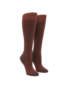 Damskie Skarpety Volcom - Volcom Cheetah Chev Otc (henna)