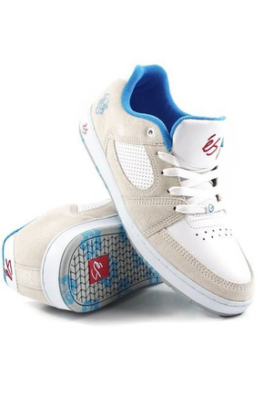 Buty éS - Accel Slim white/blue/red