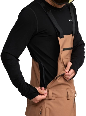 Spodnie snowboardowe Volcom - Roan BIb Overall (terra brown)
