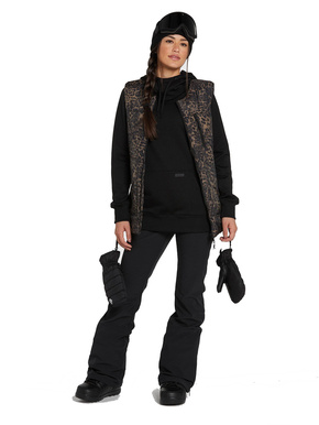 Damska bluza snowboardowa Volcom - Yerba Pullover Fleece (black)