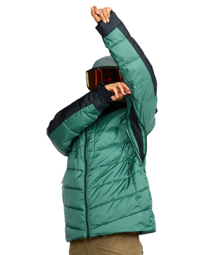 Damska kurtka snowboardowa Volcom - Estes Puff (spruce green)