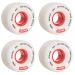 Kółka Globe - Bruiser (white/red)