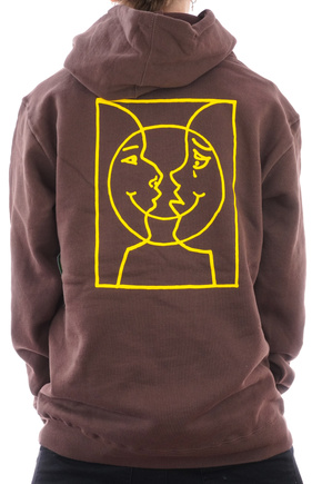 Bluza Krooked - Moonsmile raw (brown/yellow)