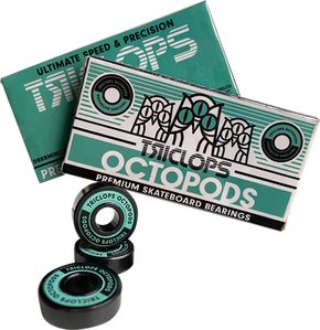 Łożyska Triclops -  Octopods (Black/Teal)