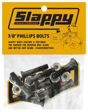 Montażówki Slappy - Phillips Bolts Hardware (black)