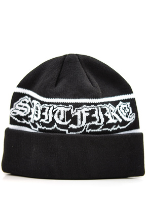 Czapka Spitfire - Beanie Old E Drop Cuff (black)