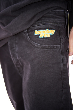 Spodnie Homeboy - x-tra BAGGY Denim WASHED BLACK