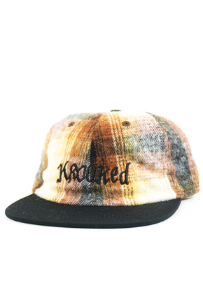 Czapka z daszkiem Krooked - Double Ok Script Hat (Flannel/Black)