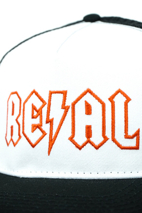 Czapka z daszkiem Real - Deeds Snapback (white/black/red)