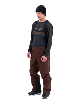 Spodnie snowboardowe Jones - Shralpinist Stretch Recycled 3L Bib (coffee brown)