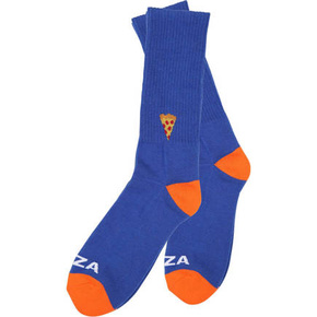 Skarpety Pizza - Emoji (blue/orange)