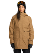 Damska kurtka snowboardowa Volcom - Qc Cruiser Ins Parka - (bronze)
