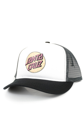 Snapback Santa Cruz - Wagon Dot Meshback white/grey