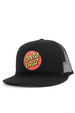 Snapback Santa Cruz - Classic Dot Mesh Cup black/black