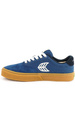 Buty Cariuma -  Naioca Pro Gum Shadow Blue Suede and Canvas Ivory Logo Navy Sneaker