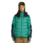 Damska kurtka snowboardowa Volcom - Estes Puff (spruce green)