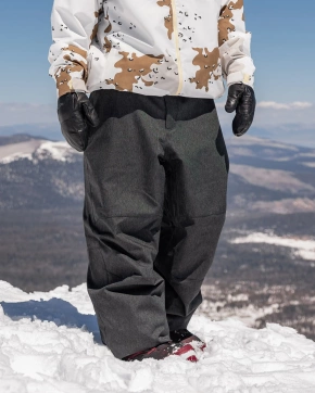 Spodnie snowboardowe Volcom - Snow Billow (black denim)