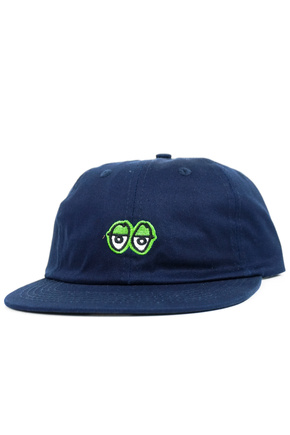 Czapka z daszkiem Krooked - Eyes Strapback  (navy grean)