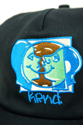 Czapka z daszkiem Krooked - Moon Smiley Snapback (black)