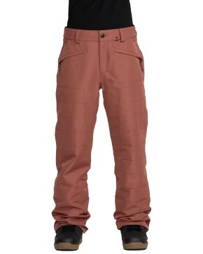 Damskie spodnie snowboardowe Volcom - Obsedian Tds Ins Pant (henna)