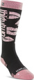 Damskie skarpety Thirty Two - Wmn Merino (black/pink)