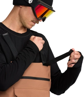 Spodnie snowboardowe Volcom - Roan BIb Overall (terra brown)