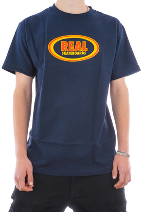 Koszulka Real -  Oval (navy/red/gold)