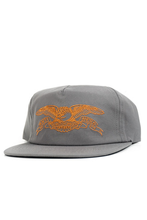 Czapka z daszkiem Antihero - Basic Eagle (charocal/orange)