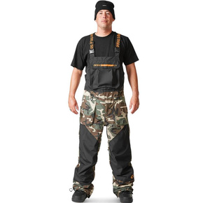 Spodnie snowboardowe ThirtyTwo - Basement Bib (black/camo)