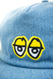 Czapka z daszkiem Krooked - Eyes Snapback (washed denim)