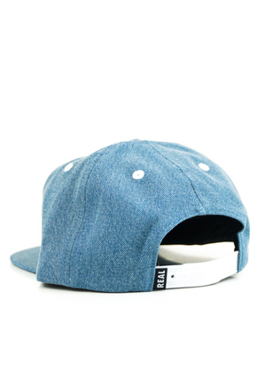 Czapka z daszkiem Real - Street Cleaner (Bleached Denim)