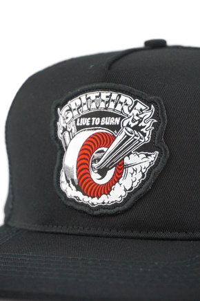 Czapka z daszkiem Spitfire - Burnout Snap (black)