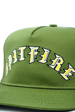 Czapka z daszkiem Spitfire - Old E Arch (olive/gold)