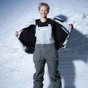 Damskie spodnie snowboardowe ThirtyTwo - Women's Basement Bib (grey)