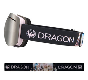Gogle Dragon X1s - Sakura/L.Dark Silver Ion + L.Rose Lens Free