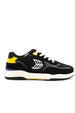Buty Cariuma - Skategoat C25 Pro Black Suede and Mesh Ivory Logo Yellow Sneaker