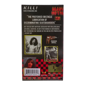 Wosk Toy Machine "Hevy Metal" VHS Wax 