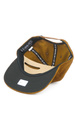 Czapka z daszkiem Krooked - Skript  Snap (brown/gold)