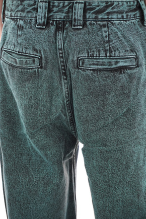Spodnie Krooked - PT Eyes Denim Twill (green overdye)