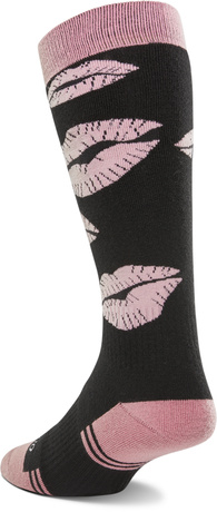 Damskie skarpety Thirty Two - Wmn Merino (black/pink)