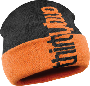 Czapka zimowa Thirty Two - Double Overlap Beanie (orange/black)