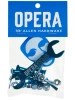 Montażówki Opera - Allen Hardware (blue/silver)