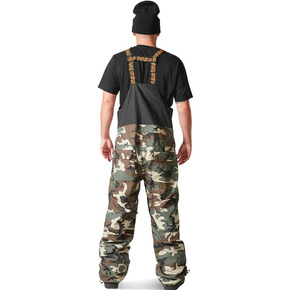 Spodnie snowboardowe ThirtyTwo - Basement Bib (black/camo)