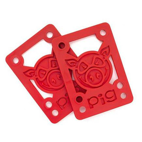 Podkładki PIG - 1/8" Hard Riser (red)
