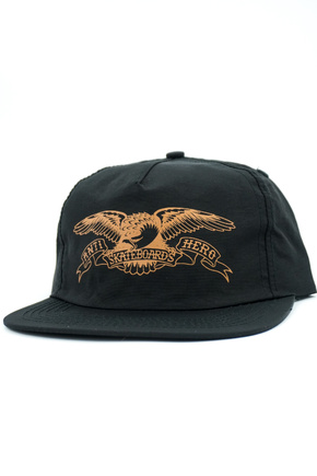 Czapka z daszkiem Antihero - Basic Eagle (black/brown)