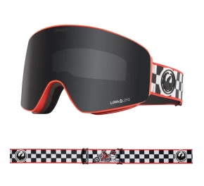 Gogle Dragon PXV - Dennis Ranalter Sig23 (LL dark smoke + LL light rose free lens) Lens