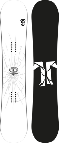 Deska snowboardowa Technine - Icon (white/black)