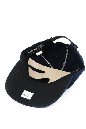 Czapka z daszkiem Krooked - Eyes Strapback  (navy grean)